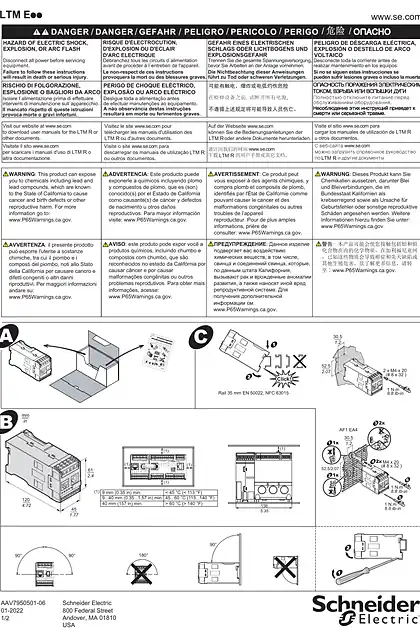 schneider施耐德LTM E - LTM R expansion module - 说明页